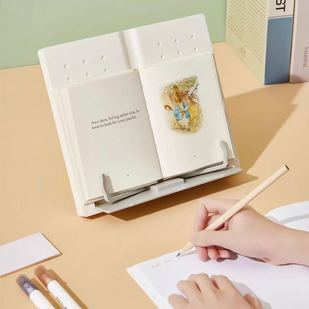 Document Holder Stand - Stand Baca Desktop yang Dapat Disesuaikan,