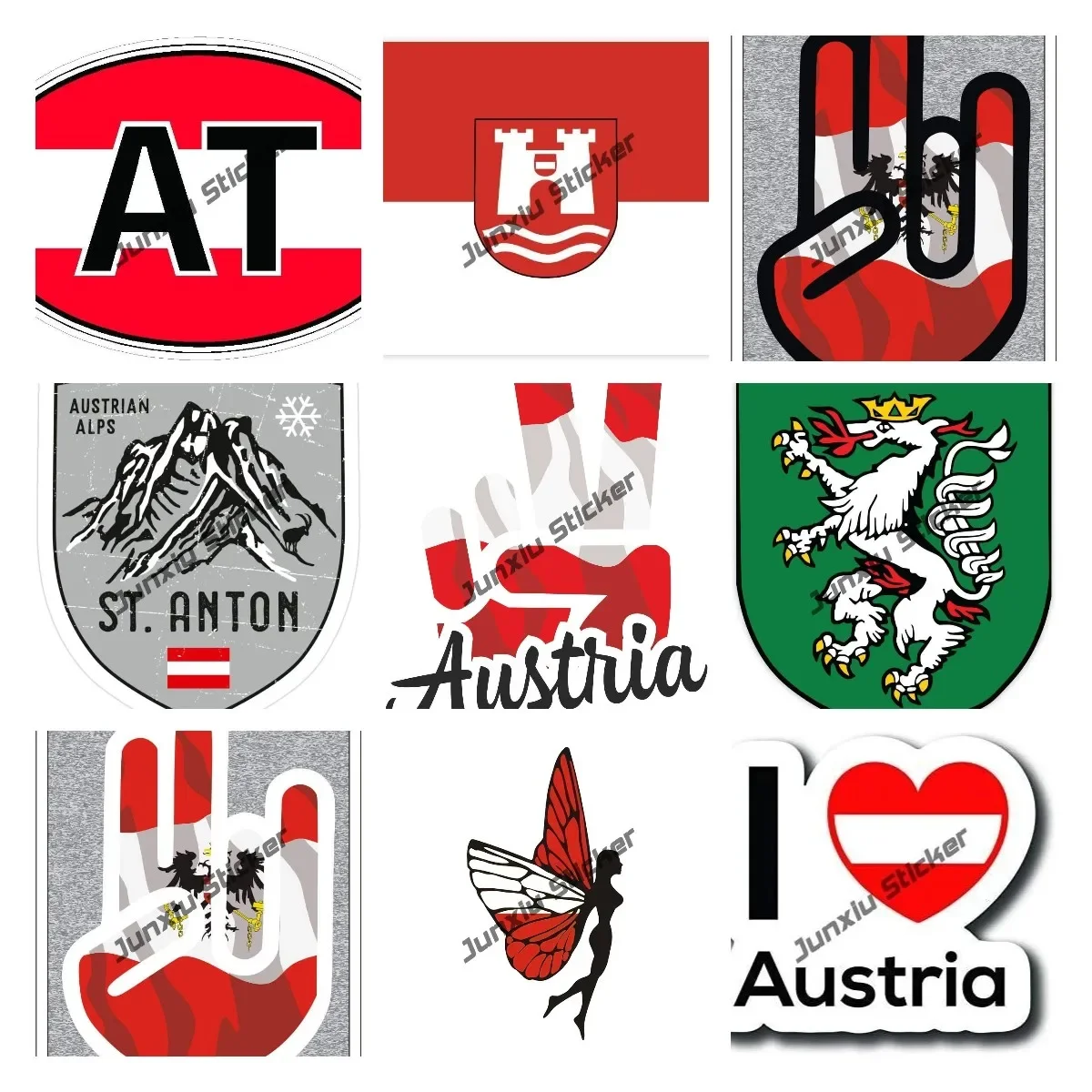 Home Office Logo - Stiker PVC Die Cut Austria mobil