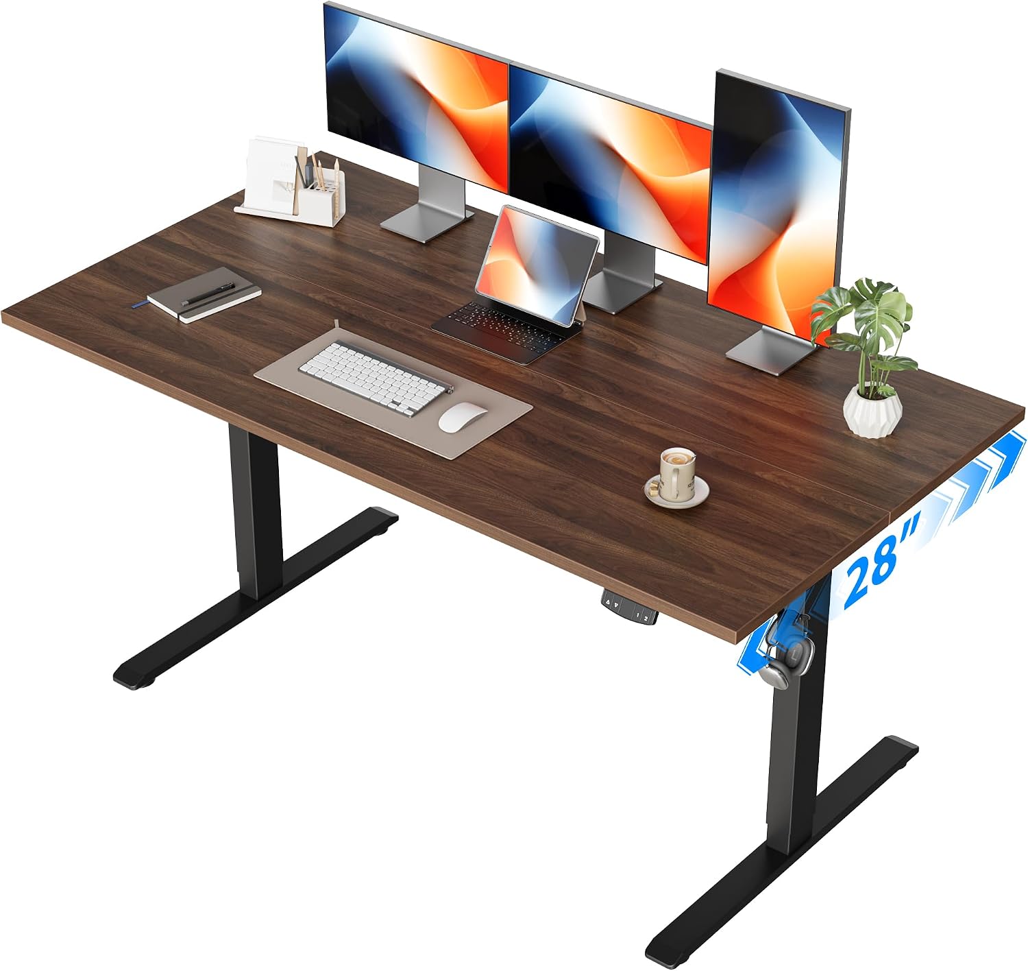 Meja Berdiri Elektrik, Meja ya - Home Office Work Table ulasan dan harga
