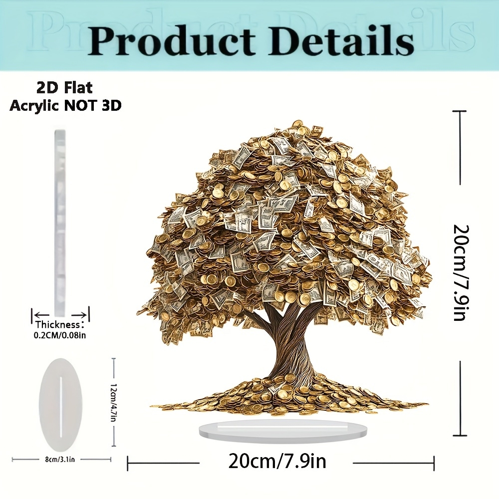 8in Akrilik 2D Membuat Pohon K - Home Office Layout ulasan dan harga