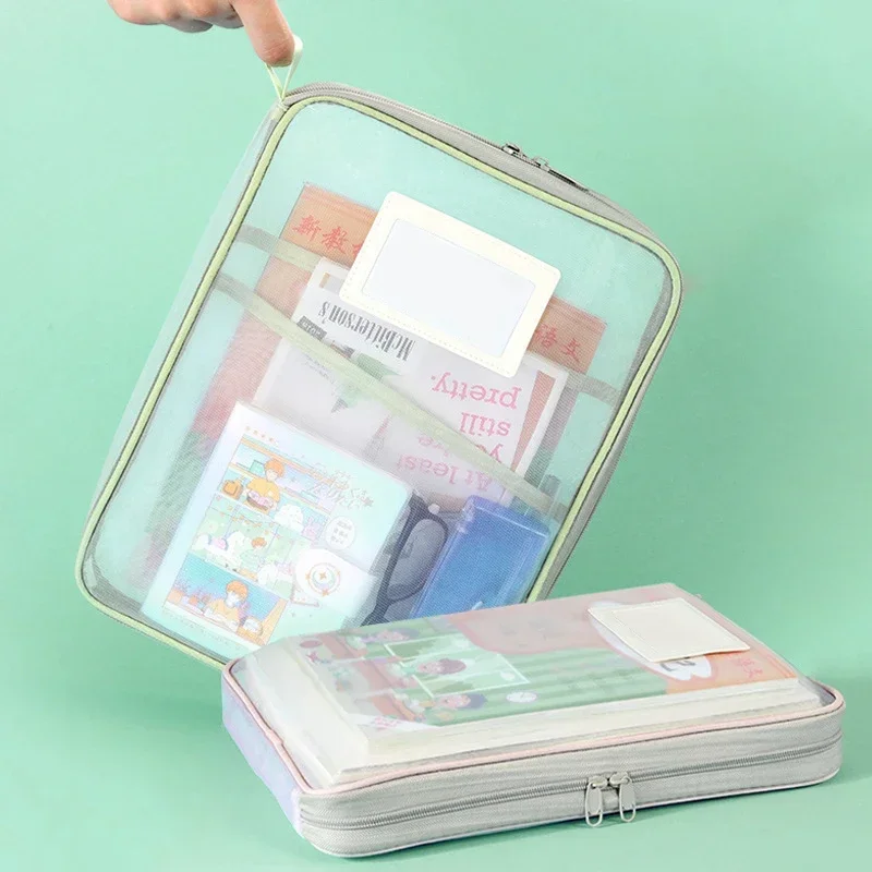 Tas Dokumen Jaring Transparan  - Document Scanner Portable ulasan dan harga