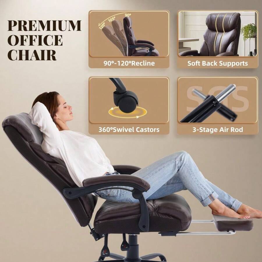Kursi Kantor, Kursi Komputer d - Ergonomic Office Chair ulasan dan harga