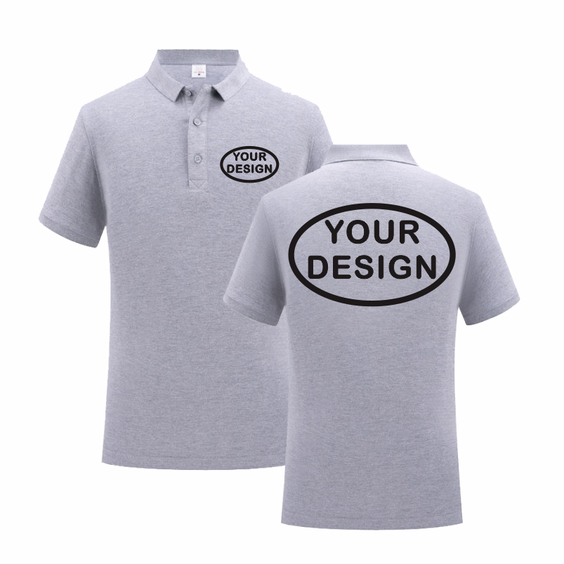 Kaus Polo Katun Murni Musim Pa - Home Office Logo ulasan dan harga