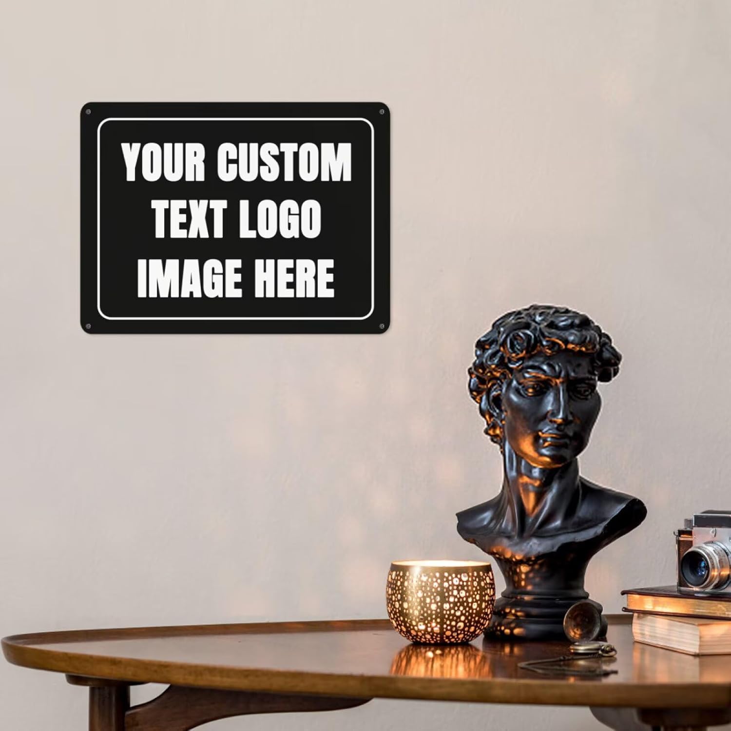 Papan Tanda Kustom Desain Papa - Home Office Logo ulasan dan harga