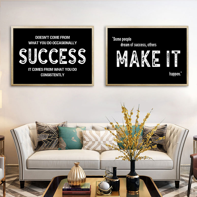 Seni Kanvas Inspirasional Hita - Home Office Room Inspiration ulasan dan harga