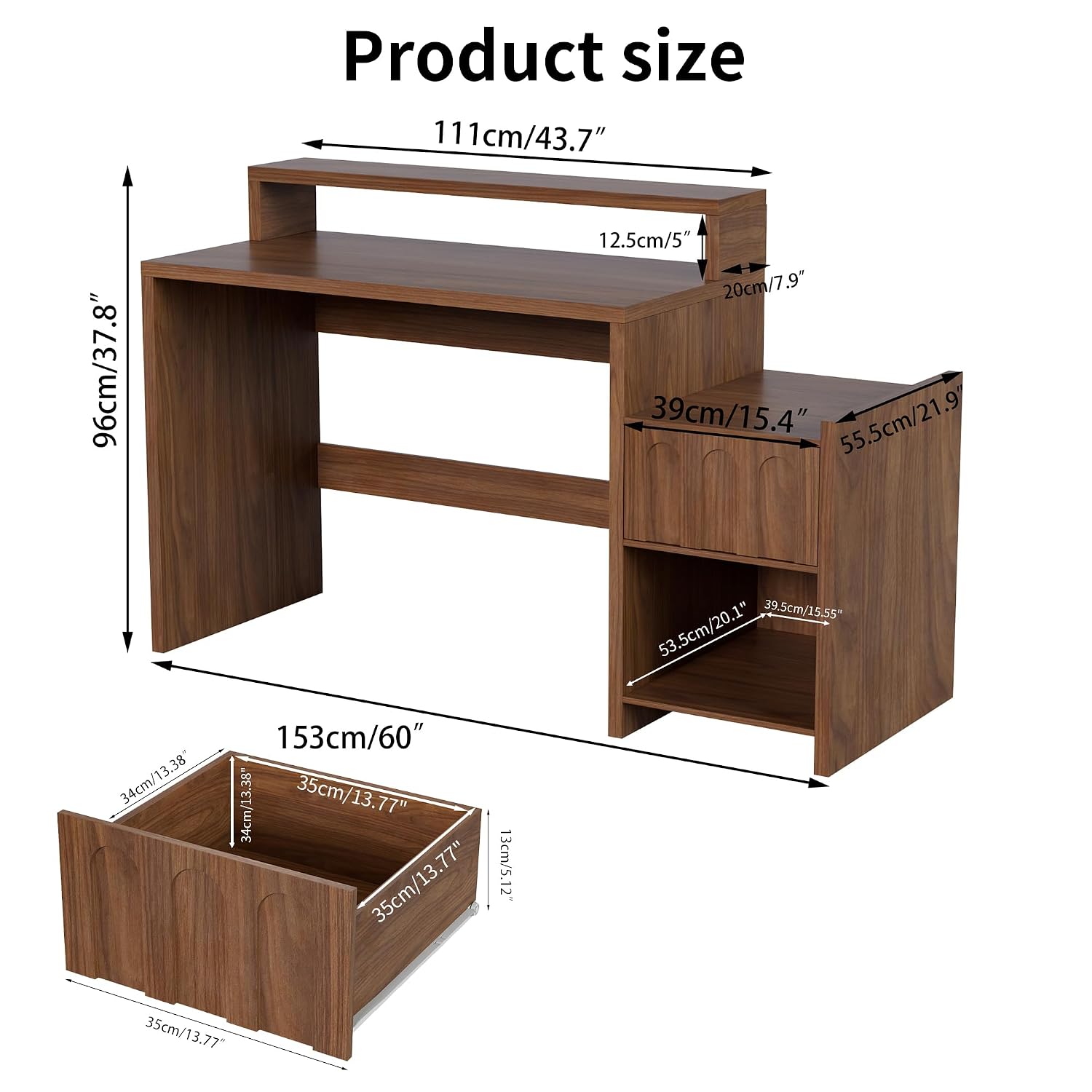 Meja Kerja Eksekutif 60 Inci d - Home Office Work Table ulasan dan harga