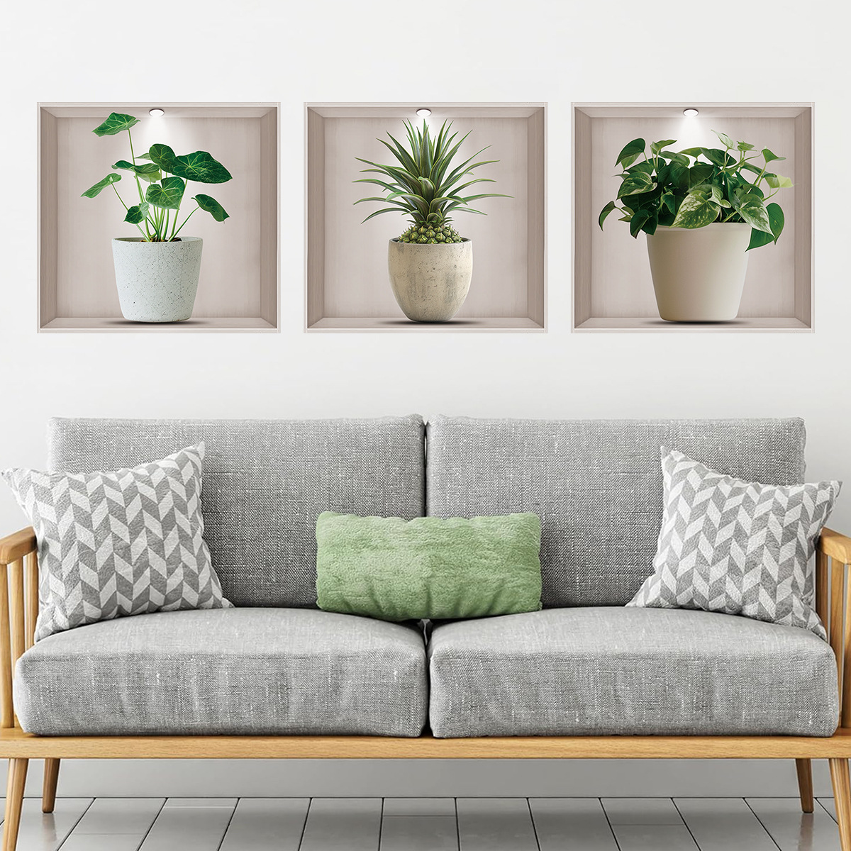 Pot Bunga, Tanaman Hijau, Stik - Home Office Layout ulasan dan harga