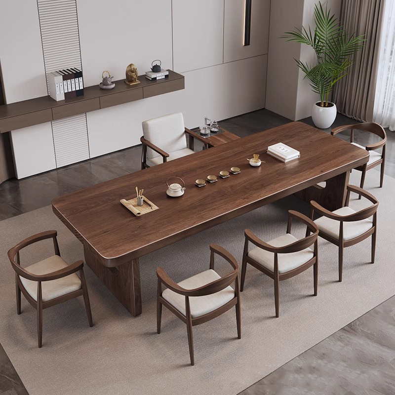 Set Nampan Meja Teh Kayu Solid - Home Office Room Inspiration ulasan dan harga
