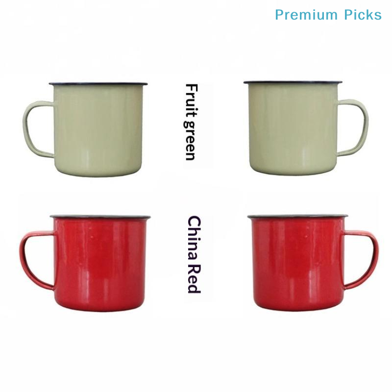 Mug Minum Enamel Bebas BPA yan - Home Office Logo ulasan dan harga